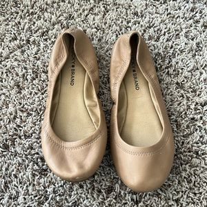 Nude lucky brand flats